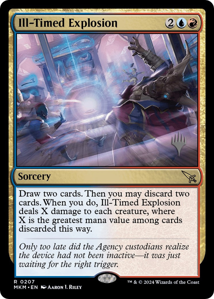 Ill-Timed Explosion (Promo Pack) [Murders at Karlov Manor Promos] | Tables and Towers