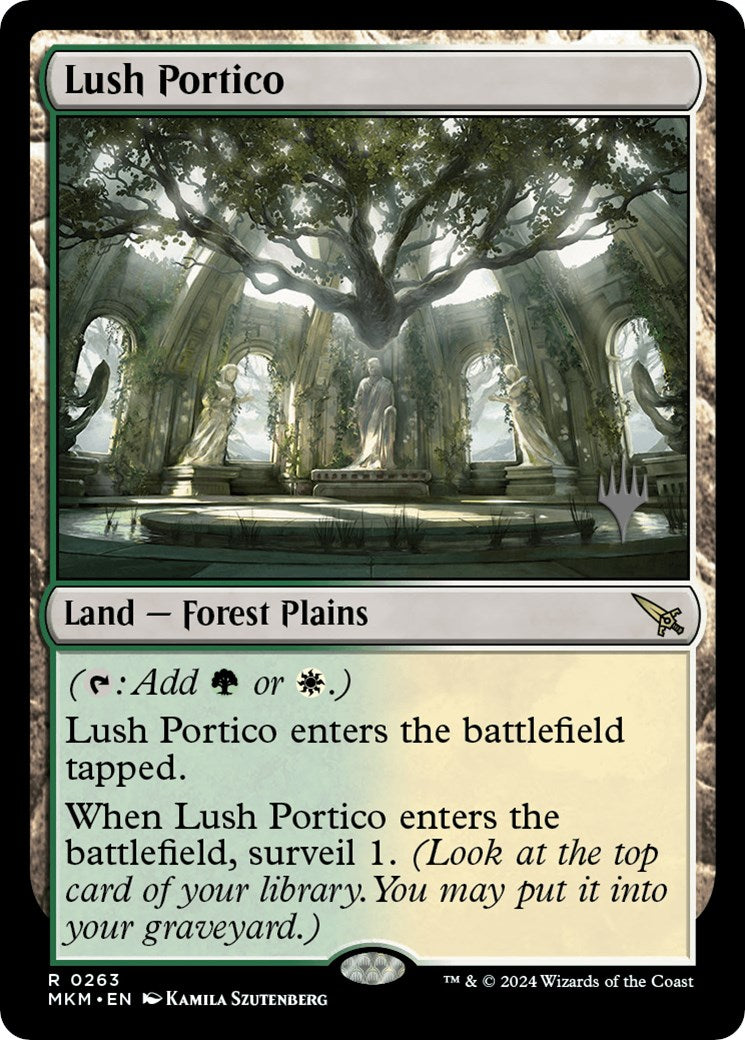 Lush Portico (Promo Pack) [Murders at Karlov Manor Promos] | Tables and Towers