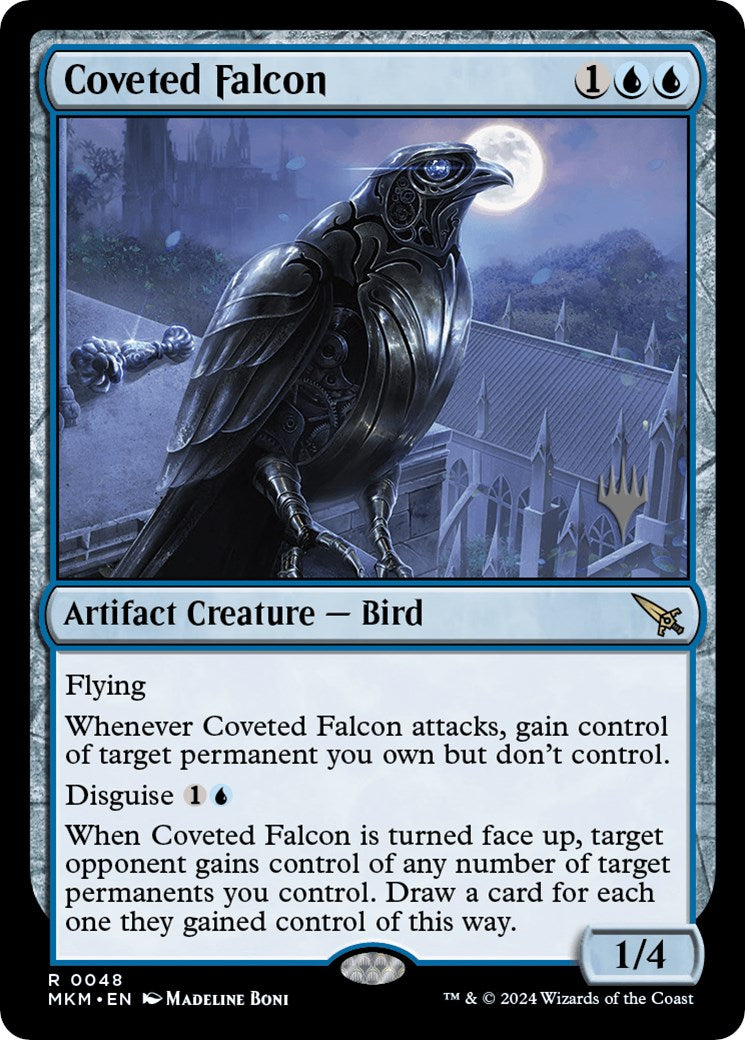 Coveted Falcon (Promo Pack) [Murders at Karlov Manor Promos] | Tables and Towers