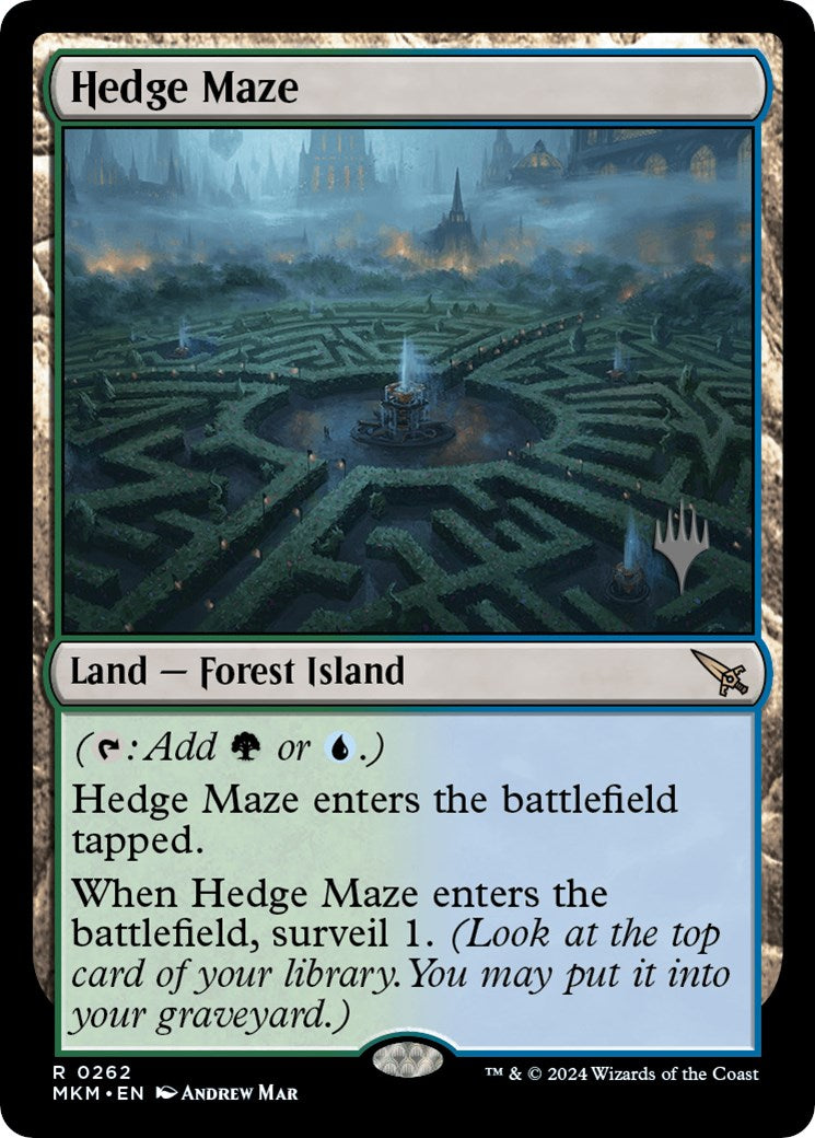 Hedge Maze (Promo Pack) [Murders at Karlov Manor Promos] | Tables and Towers