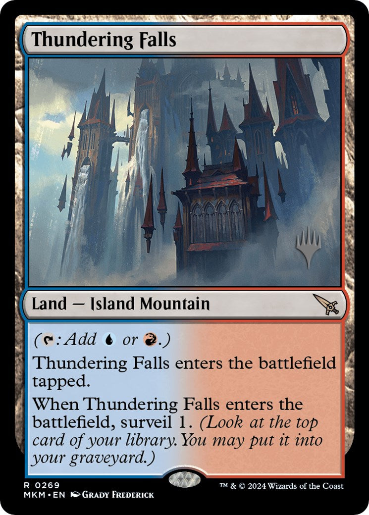 Thundering Falls (Promo Pack) [Murders at Karlov Manor Promos] | Tables and Towers