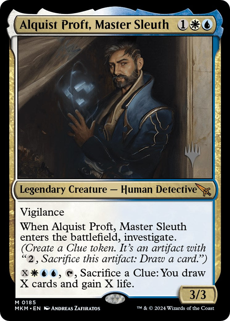 Alquist Proft, Master Sleuth (Promo Pack) [Murders at Karlov Manor Promos] | Tables and Towers