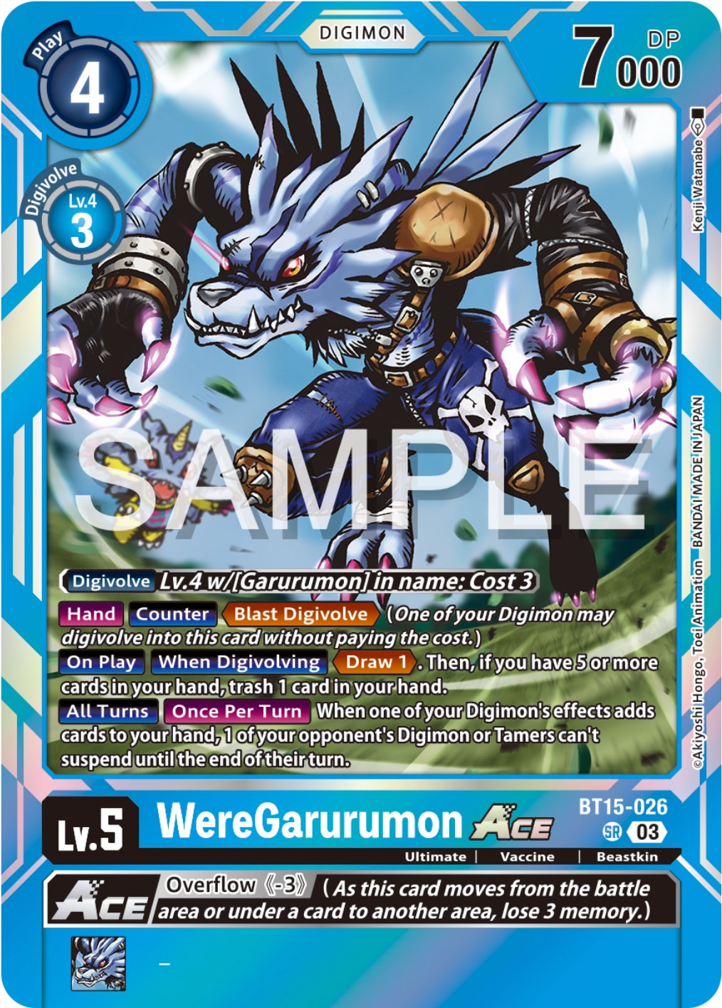 WereGarurumon Ace [BT15-026] [Exceed Apocalypse] | Tables and Towers