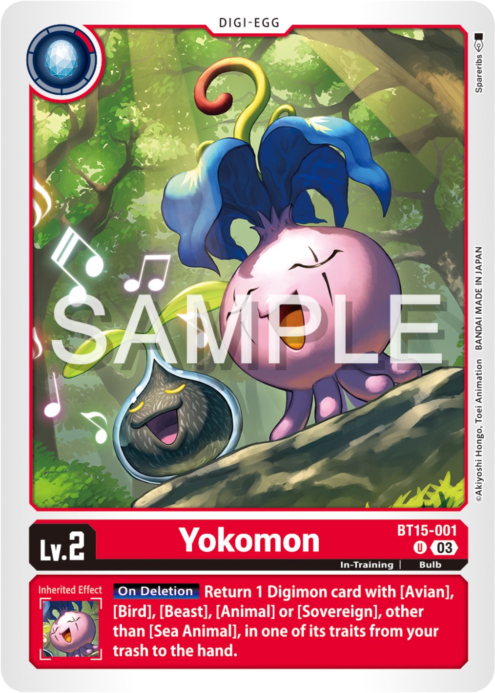 Yokomon [BT15-001] [Exceed Apocalypse] | Tables and Towers