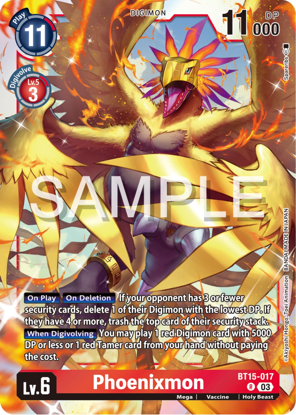 Phoenixmon [BT15-017] [Exceed Apocalypse] | Tables and Towers