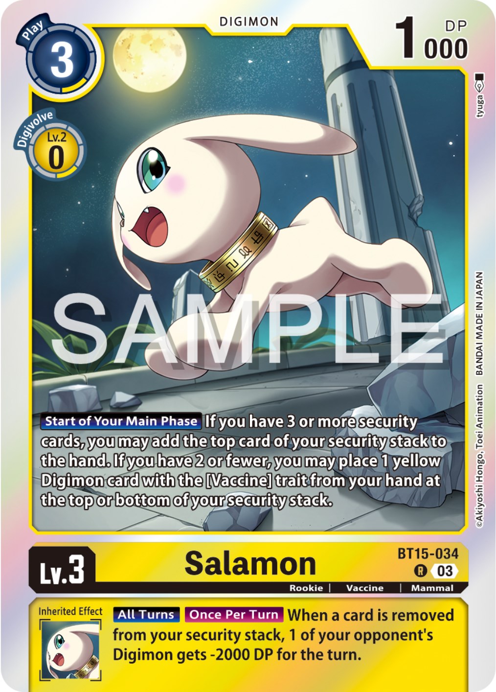 Salamon [BT15-034] [Exceed Apocalypse] | Tables and Towers