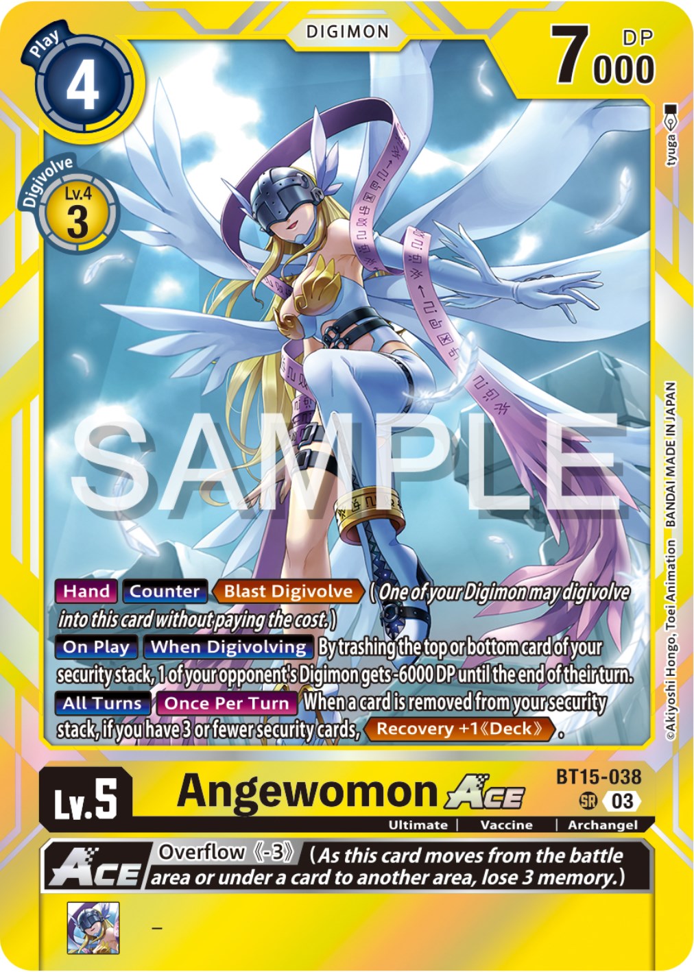 Angewomon Ace [BT15-038] [Exceed Apocalypse] | Tables and Towers