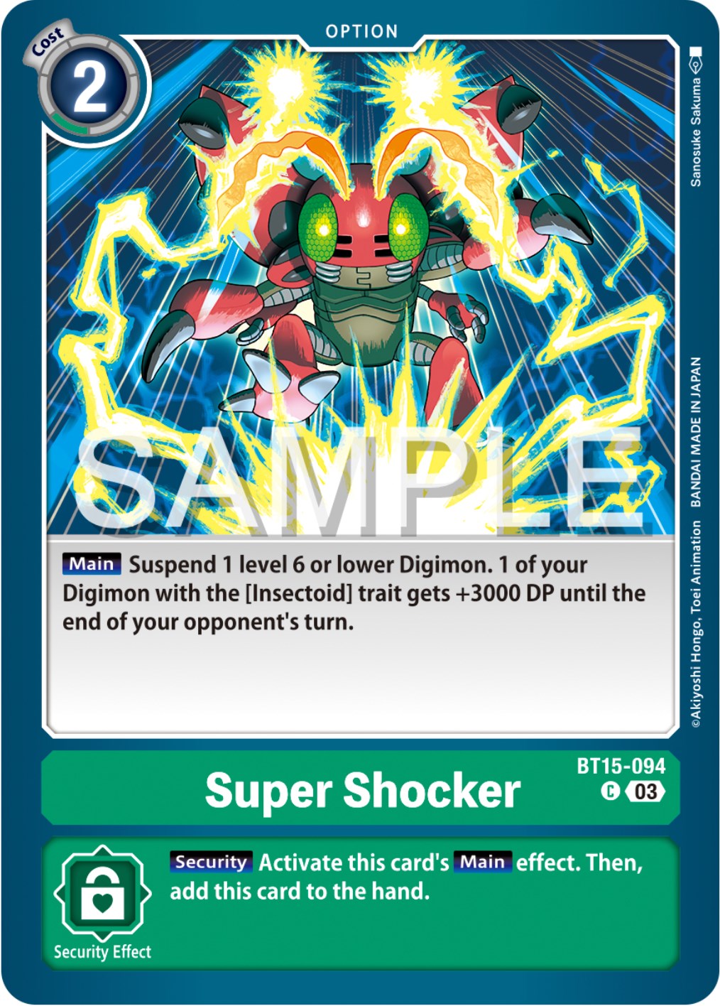 Super Shocker [BT15-094] [Exceed Apocalypse] | Tables and Towers