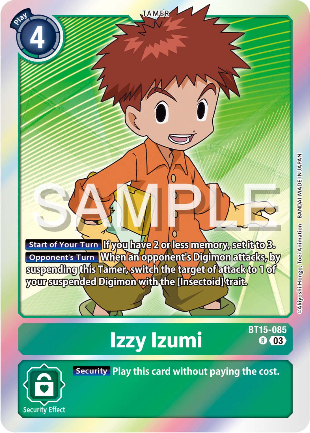 Izzy Izumi [BT15-085] [Exceed Apocalypse] | Tables and Towers