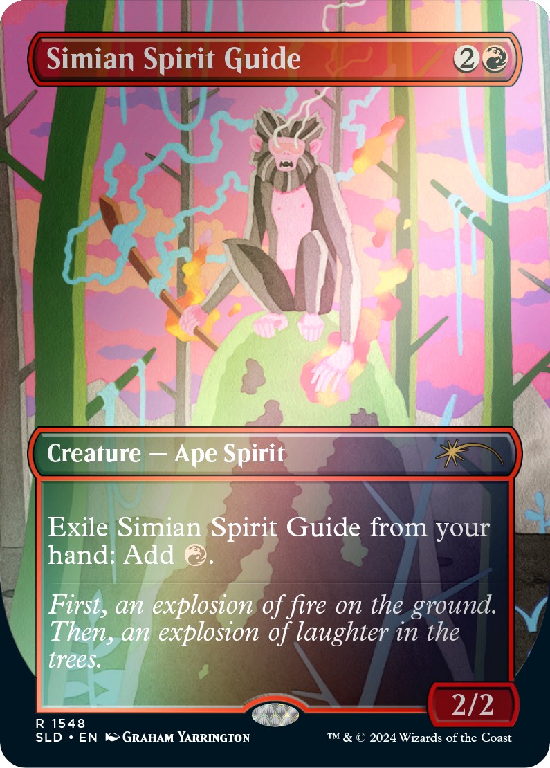 Simian Spirit Guide (Rainbow Foil) [Secret Lair Drop Series] | Tables and Towers