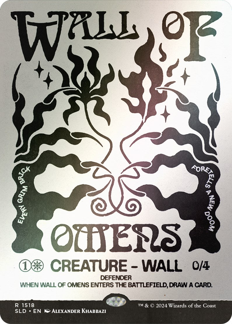 Wall of Omens (Rainbow Foil) [Secret Lair Drop Series] | Tables and Towers