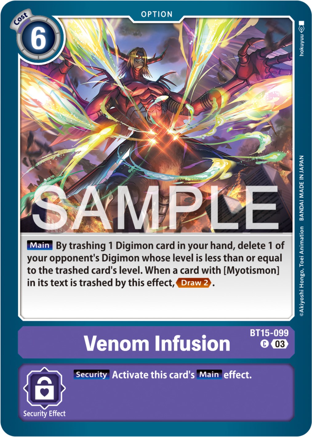 Venom Infusion [BT15-099] [Exceed Apocalypse] | Tables and Towers