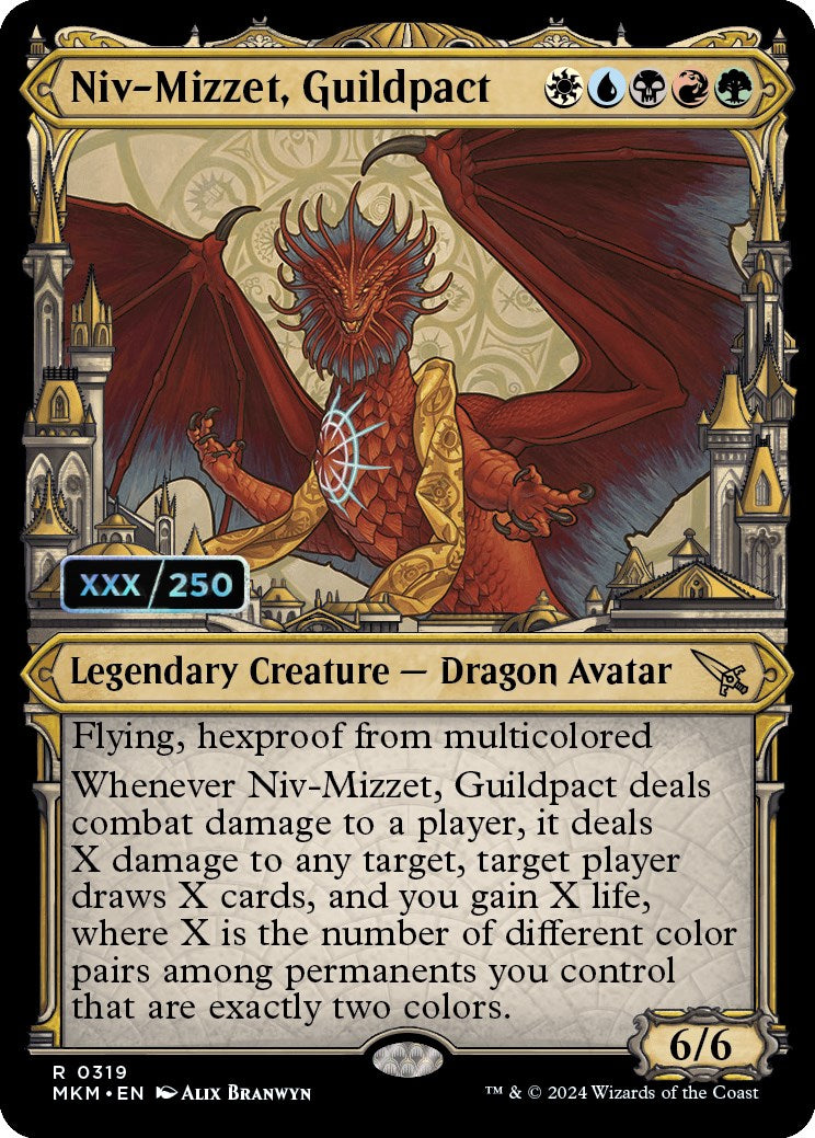 Niv-Mizzet, Guildpact (Serialized) [Murders at Karlov Manor] | Tables and Towers