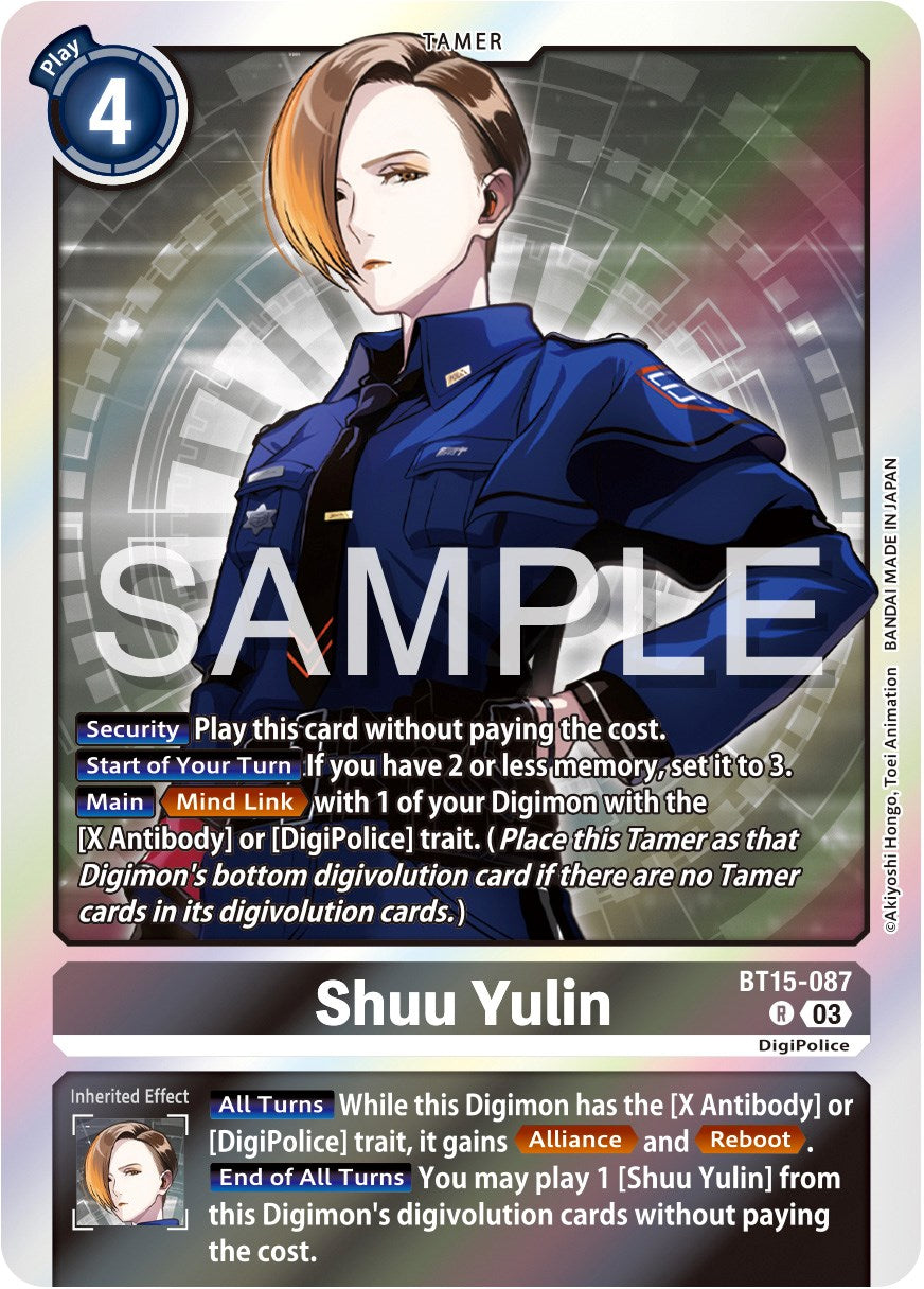 Shuu Yulin [BT15-087] [Exceed Apocalypse] | Tables and Towers