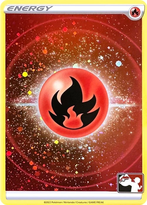 Fire Energy (Cosmos Holo) [Prize Pack Series Three] | Tables and Towers