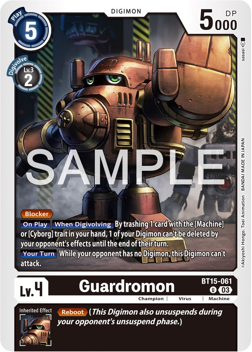 Guardromon [BT15-061] [Exceed Apocalypse] | Tables and Towers