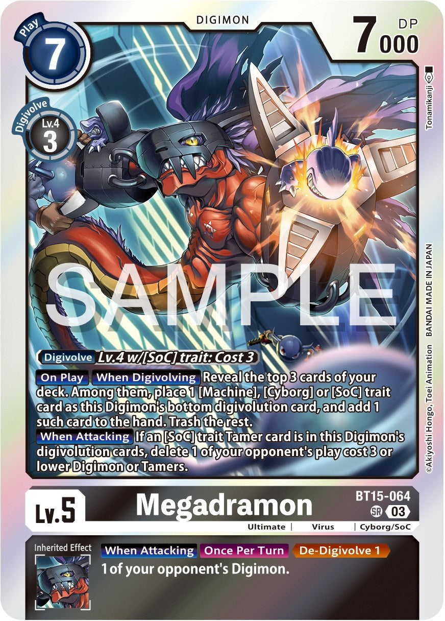 Megadramon [BT15-064] [Exceed Apocalypse] | Tables and Towers