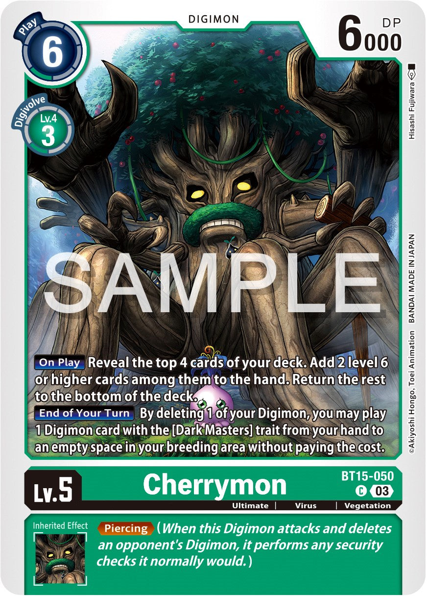 Cherrymon [BT15-050] [Exceed Apocalypse] | Tables and Towers