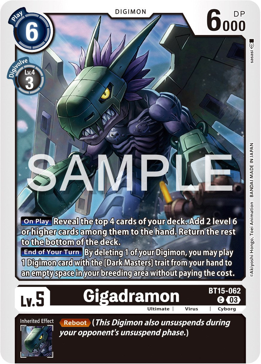 Gigadramon [BT15-062] [Exceed Apocalypse] | Tables and Towers