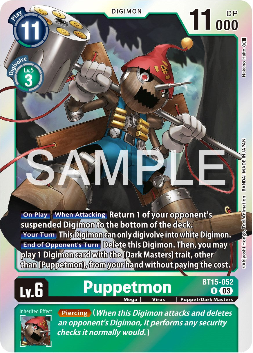 Puppetmon [BT15-052] [Exceed Apocalypse] | Tables and Towers