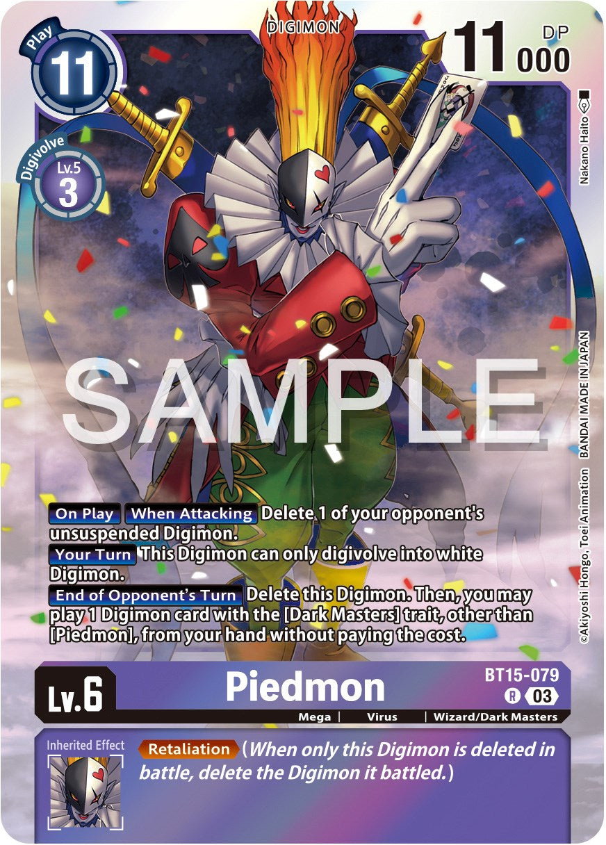 Piedmon [BT15-079] [Exceed Apocalypse] | Tables and Towers