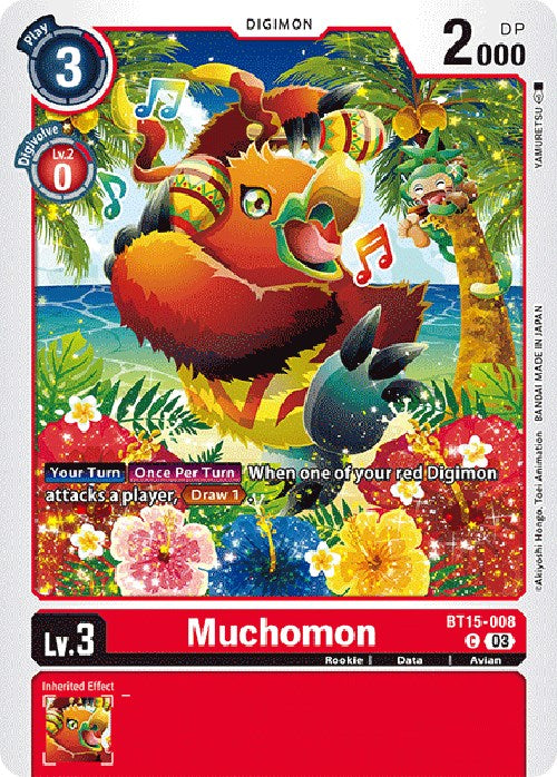 Muchomon [BT15-008] [Exceed Apocalypse] | Tables and Towers