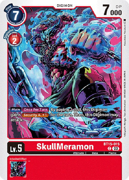 SkullMeramon [BT15-015] [Exceed Apocalypse] | Tables and Towers