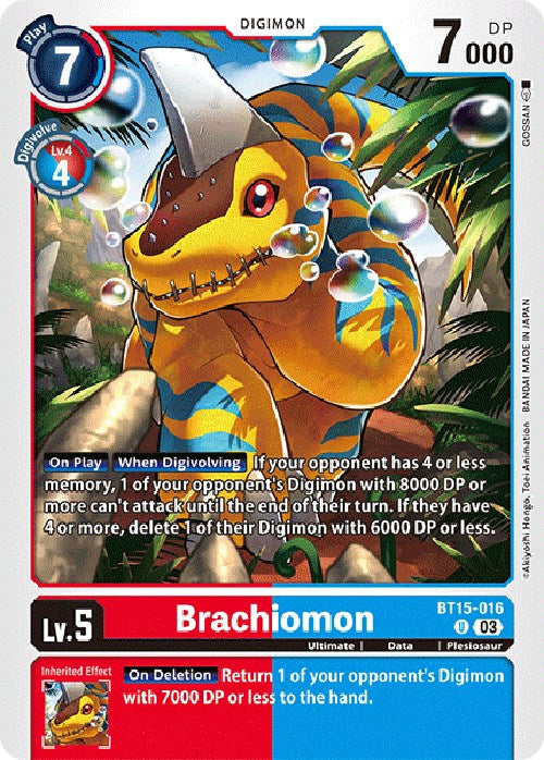 Brachiomon [BT15-016] [Exceed Apocalypse] | Tables and Towers