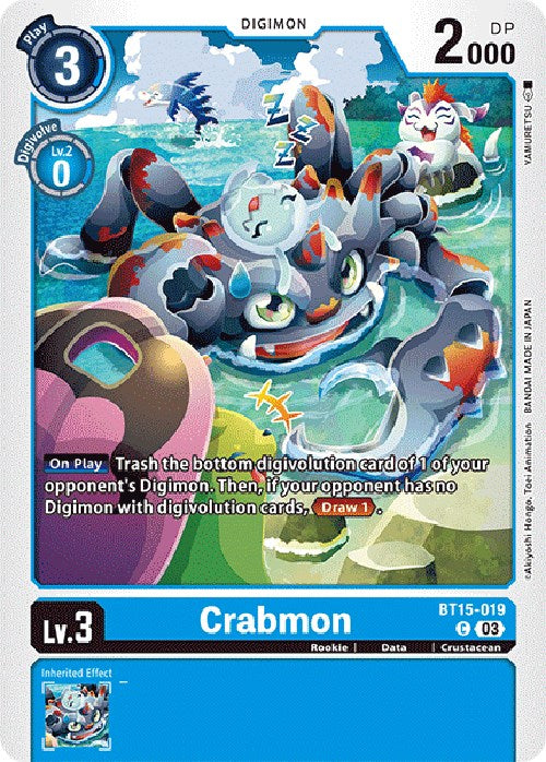 Crabmon [BT15-019] [Exceed Apocalypse] | Tables and Towers