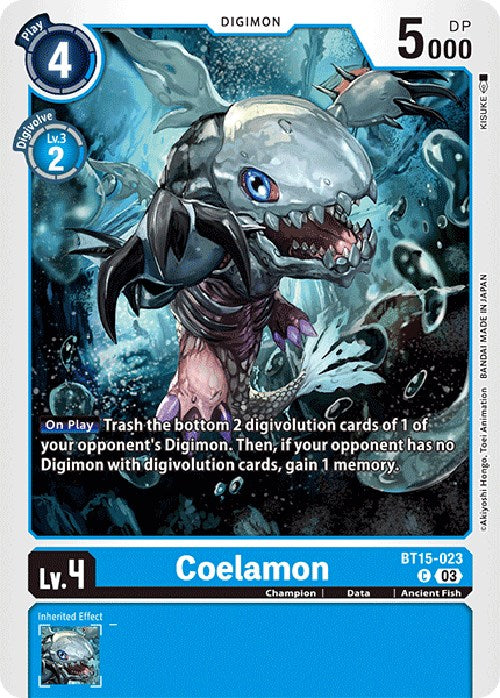 Coelamon [BT15-023] [Exceed Apocalypse] | Tables and Towers