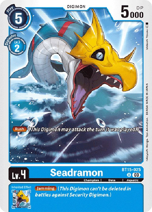 Seadramon [BT15-025] [Exceed Apocalypse] | Tables and Towers