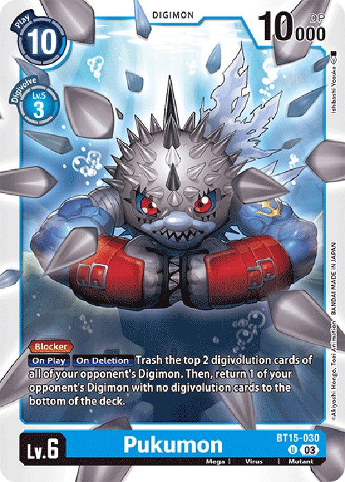 Pukumon [BT15-030] [Exceed Apocalypse] | Tables and Towers