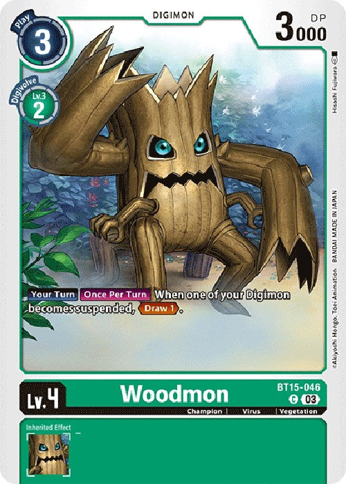 Woodmon [BT15-046] [Exceed Apocalypse] | Tables and Towers