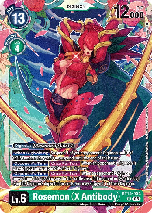 Rosemon [BT15-054] (X Antibody) [Exceed Apocalypse] | Tables and Towers