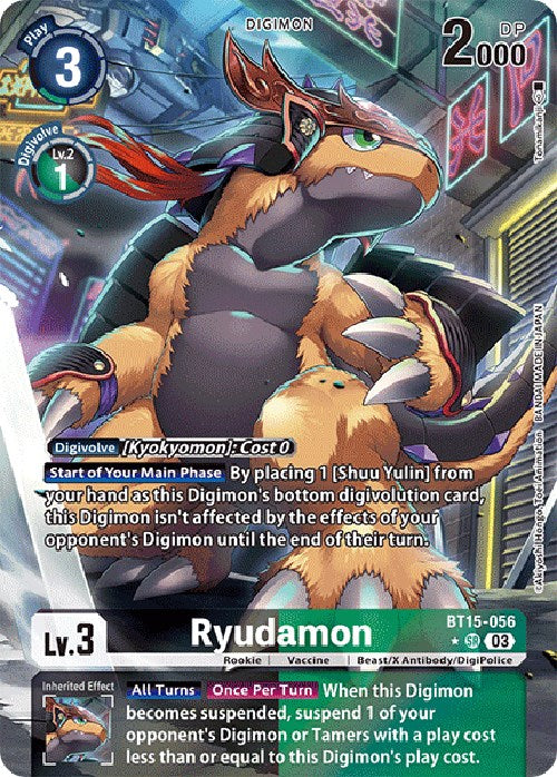 Ryudamon [BT15-056] (Alternate Art) [Exceed Apocalypse] | Tables and Towers