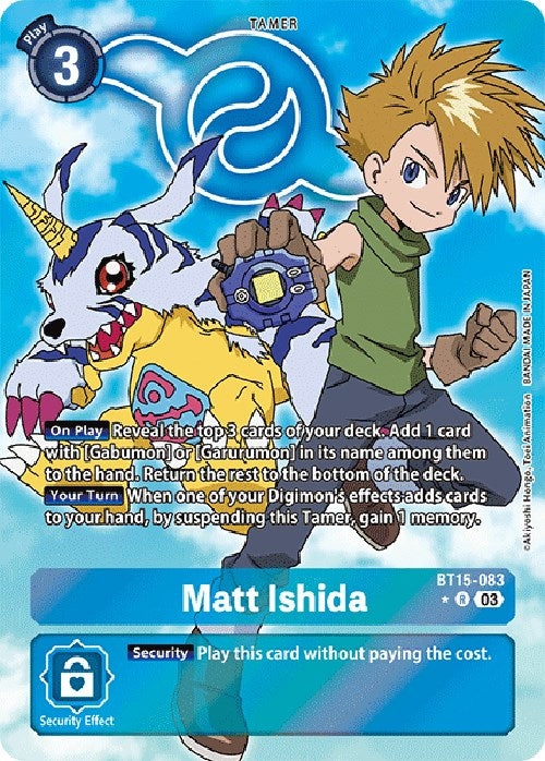 Matt Ishida [BT15-083] (Alternate Art) [Exceed Apocalypse] | Tables and Towers