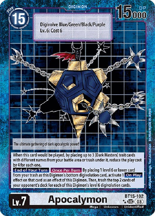 Apocalymon [BT15-102] (Special Edition Alternate Art) [Exceed Apocalypse] | Tables and Towers