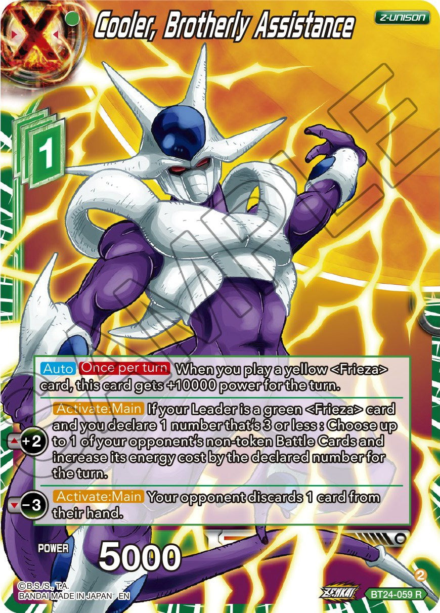 Cooler, Brotherly Assistance (BT24-059) [Beyond Generations] | Tables and Towers