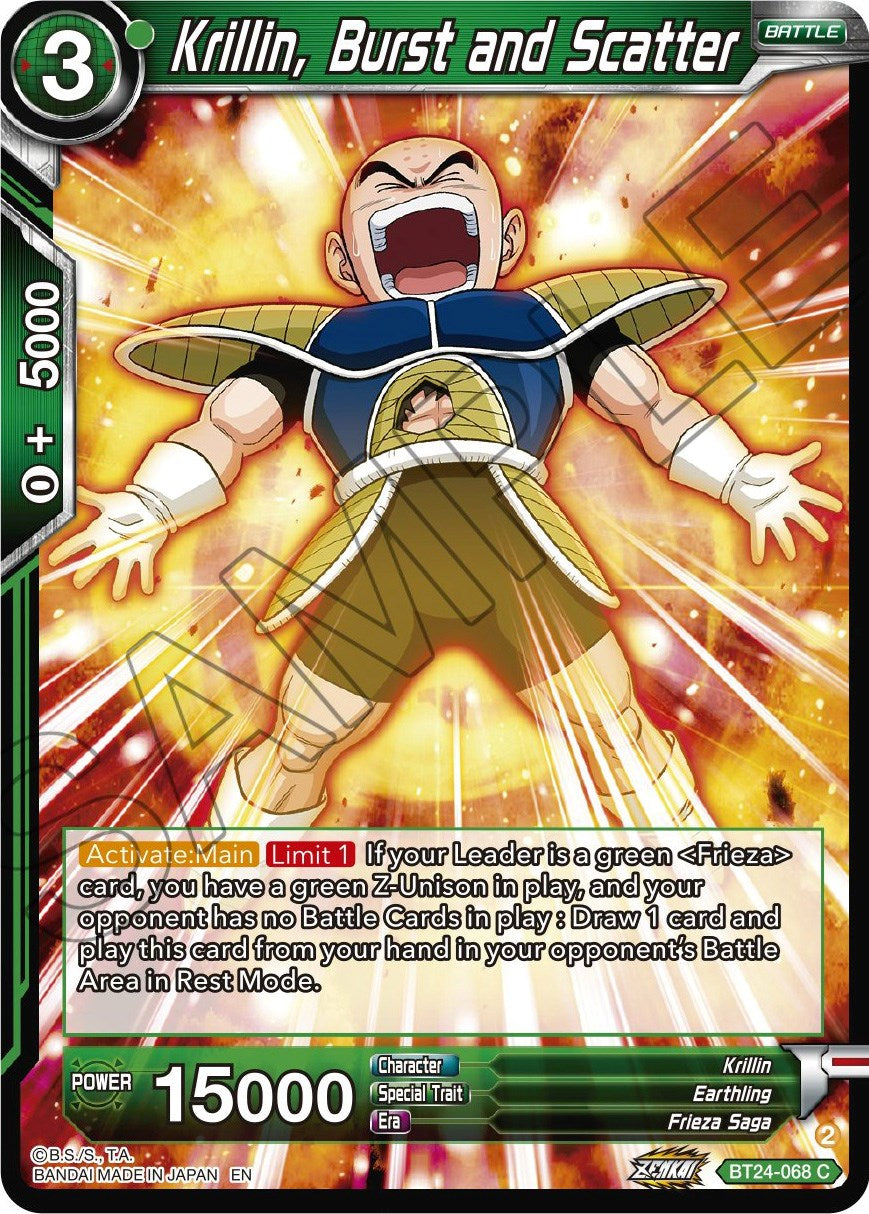 Krillin, Burst and Scatter (BT24-068) [Beyond Generations] | Tables and Towers