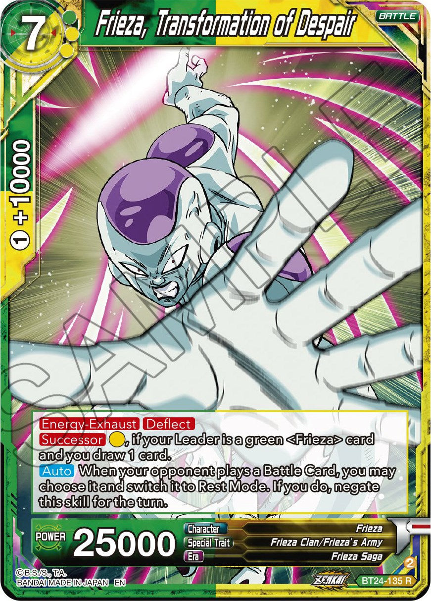 Frieza, Transformation of Despair (BT24-135) [Beyond Generations] | Tables and Towers