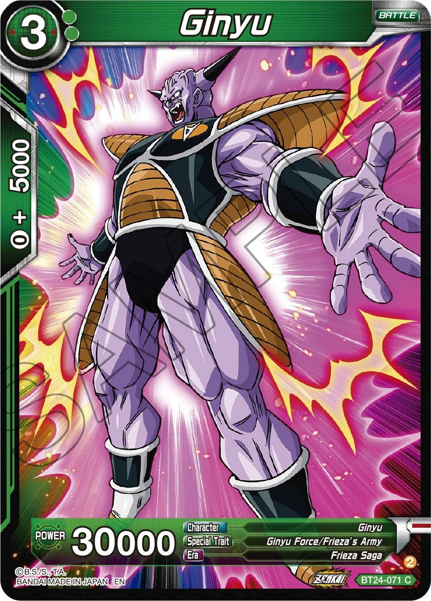 Ginyu (BT24-071) [Beyond Generations] | Tables and Towers