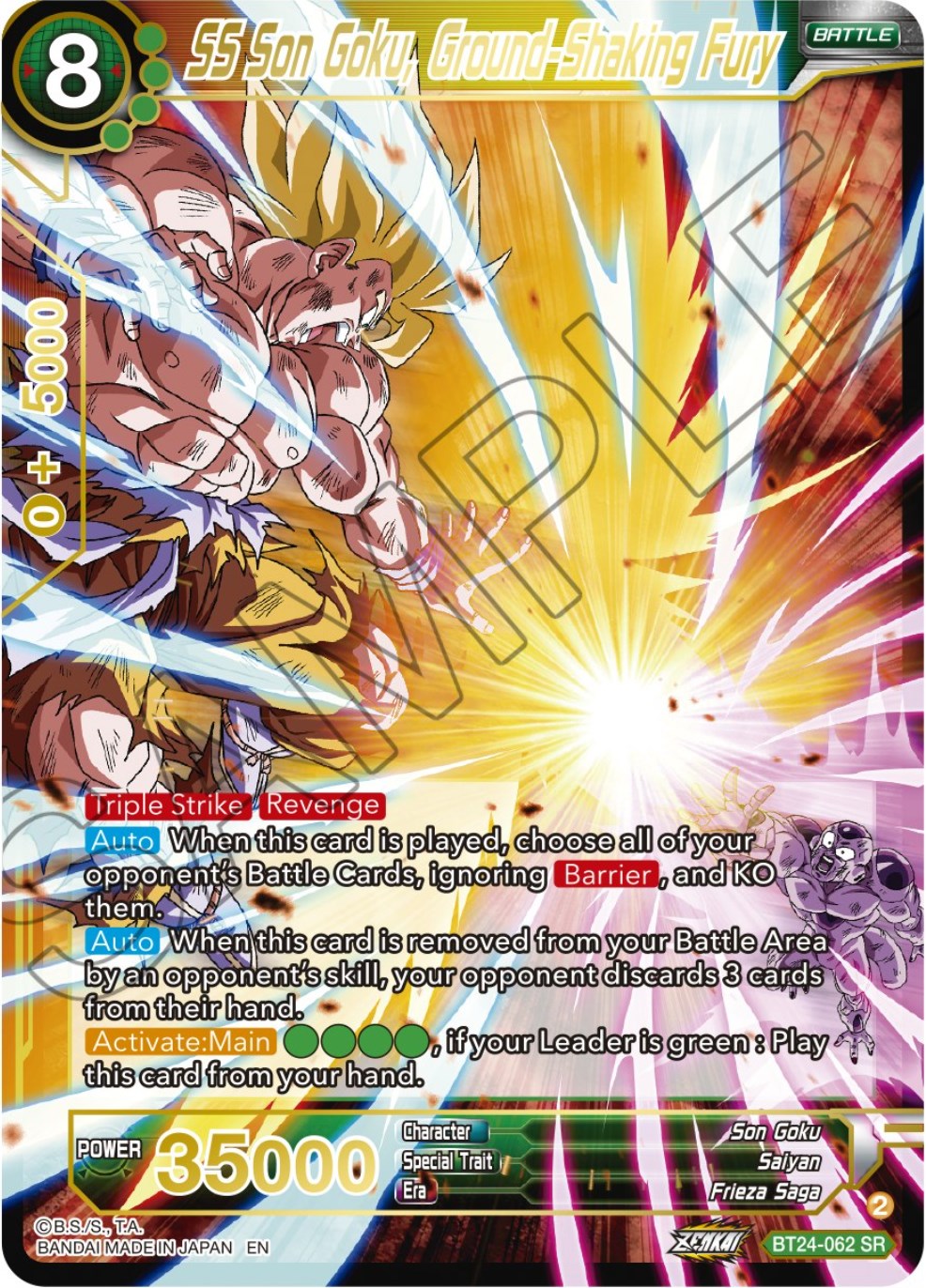 SS Son Goku, Ground-Shaking Fury (BT24-062) [Beyond Generations] | Tables and Towers