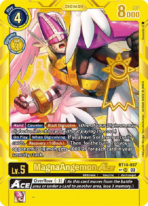 MagnaAngemon Ace [BT14-037] [Exceed Apocalypse] | Tables and Towers