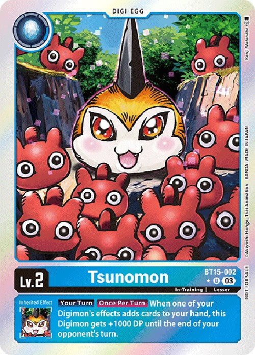 Tsunomon [BT15-002] (Exceed Apocalypse Box Promotion Pack) [Exceed Apocalypse Promos] | Tables and Towers