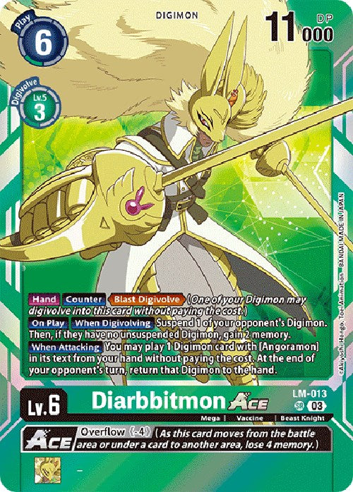 Diarbbitmon Ace [LM-013] (English Exclusive) [Exceed Apocalypse] | Tables and Towers