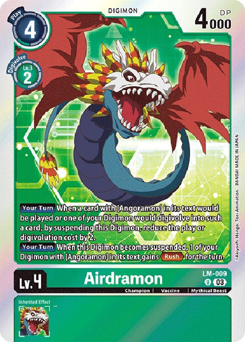 Airdramon [LM-009] (English Exclusive) [Exceed Apocalypse] | Tables and Towers