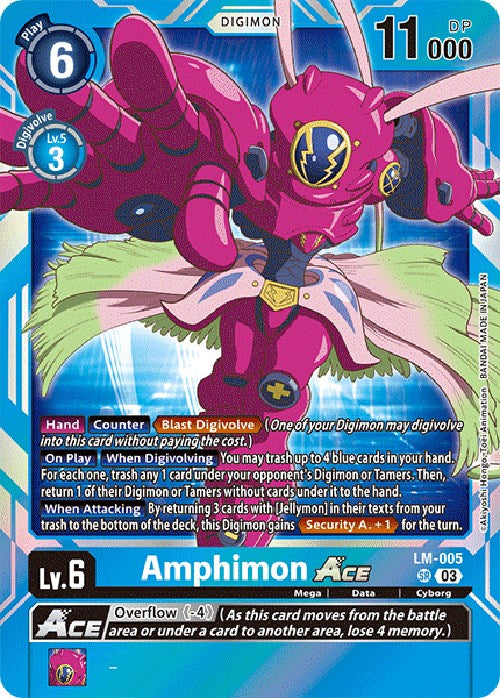 Amphimon Ace [LM-005] (English Exclusive) [Exceed Apocalypse] | Tables and Towers