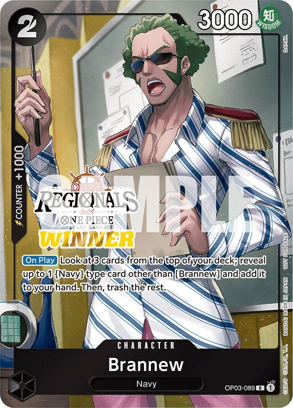 Brannew (Online Regional 2024) [Winner] [One Piece Promotion Cards] | Tables and Towers