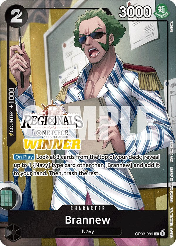 Brannew (Offline Regional 2024) [Winner] [One Piece Promotion Cards] | Tables and Towers