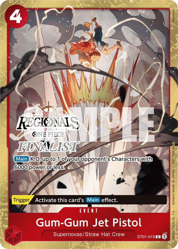 Gum-Gum Jet Pistol (Online Regional 2024) [Finalist] [One Piece Promotion Cards] | Tables and Towers